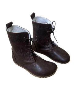 Men's Dark Brown Leather Boots Se6
