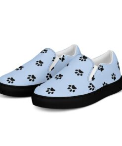 Blue Dog Paw Print Slip-On SE35