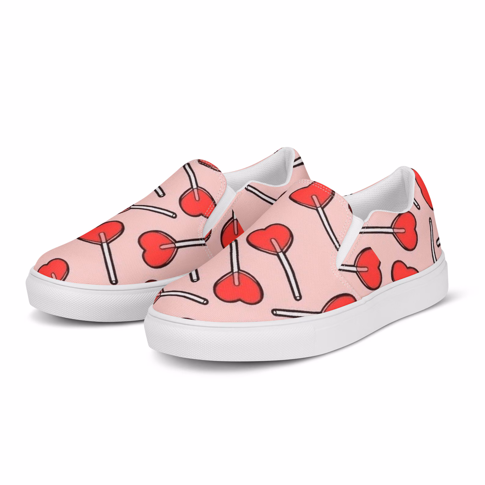Heart Lollypop Women’s Slip-On SE33