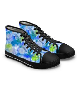 Light Blue Dot Unisex Classic High Top Sneaker SE39