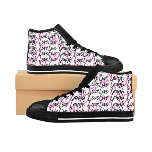 Live Laugh Love High Top Sneakers SE48