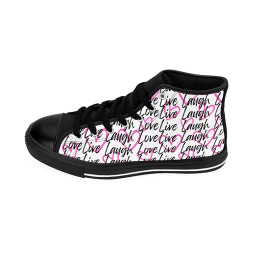 Live Laugh Love High Top Sneakers SE48 - Image 2