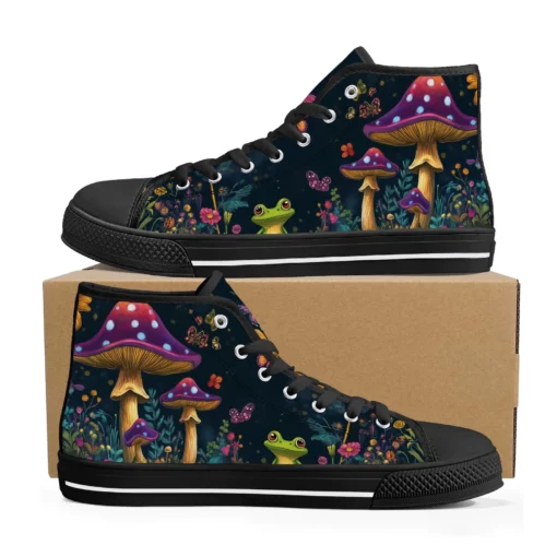 Mushroom Frog Unisex Classic High Top Sneaker SE44