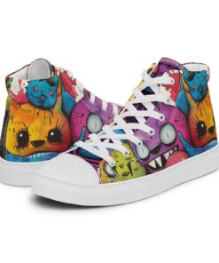 Nightmare Graffiti Doodle High Top Sneakers SE70