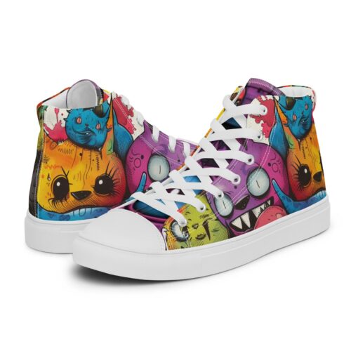 Nightmare Graffiti Doodle High Top Sneakers SE70