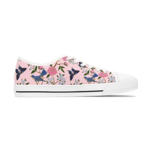 Pink Chinoiserie Low Top Sneakers SE27