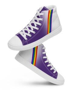 Purple Fade Pride High Top Sneakers SE66