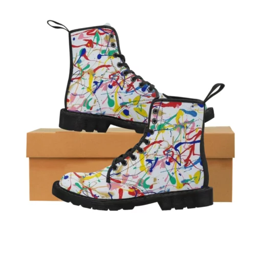 Rainbow Riot Combat Boots SE60 - Image 2