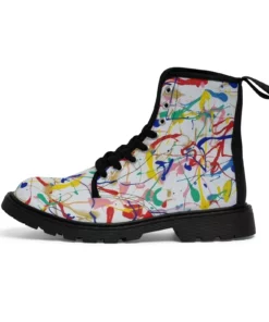 Rainbow Riot Combat Boots SE60