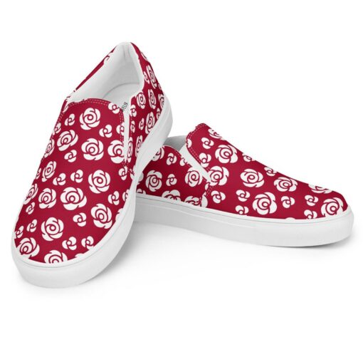 White Roses Women's Slip-On SE32 - Image 2
