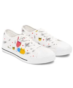 Women's Funny Low Top Sneakers SE28