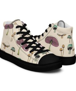 Women’s Mushroom Print High Top Sneakers SE40