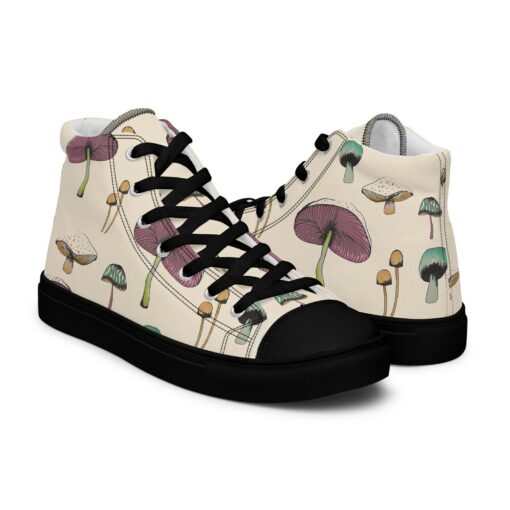 Women’s Mushroom Print High Top Sneakers SE40